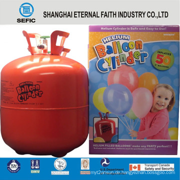 22.3L Wegwerfbarer tragbarer Ballon-Helium-Gasflasche